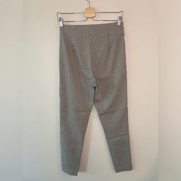 Dynamite Houndstooth High Waisted Stretchy Trouser Pants - Picture 3 of 5